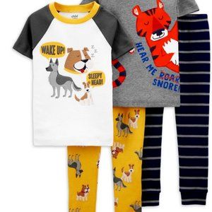 Nwt 4t 4 or 5t 5 puppy dogs boxer beagle german shepherd pajamas carters corgi